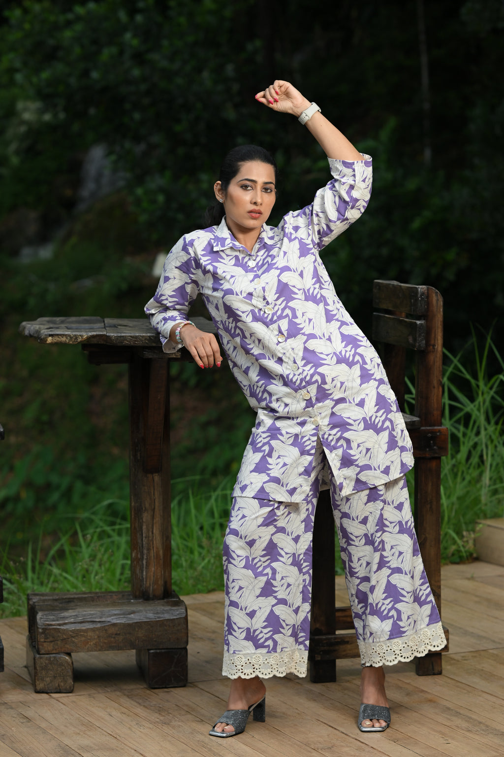 Amy - Cotton Kurti with Pant Kurta Set for Women