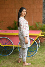 GIGI - Cotton Kurti with Pant Kurta Set for Women