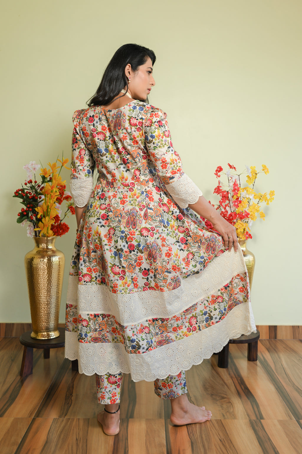 Kai - Cotton Kurti with Pant Kurta Set for Women