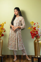 Jane - Cotton Kurti with Pant Kurta Set for Women