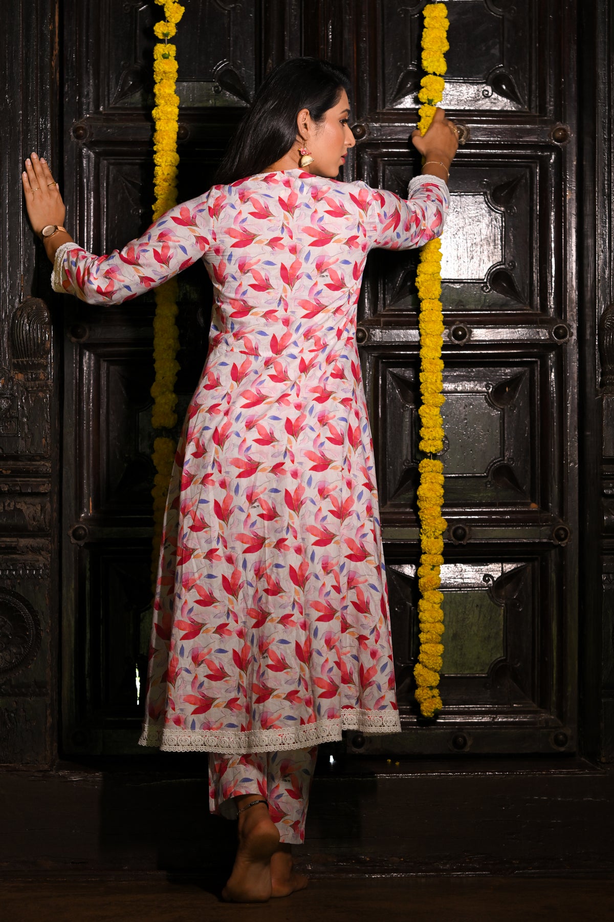 Katz - Cotton Kurti with Pant Kurta Set for Women