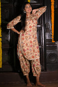 Dhriti - Cotton Kurti with Pant Kurta Set for Women