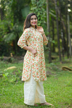 Vikriti - Cotton Kurti with Pant Kurta Set for Women