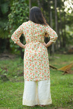 Vikriti - Cotton Kurti with Pant Kurta Set for Women
