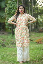 Vikriti - Cotton Kurti with Pant Kurta Set for Women