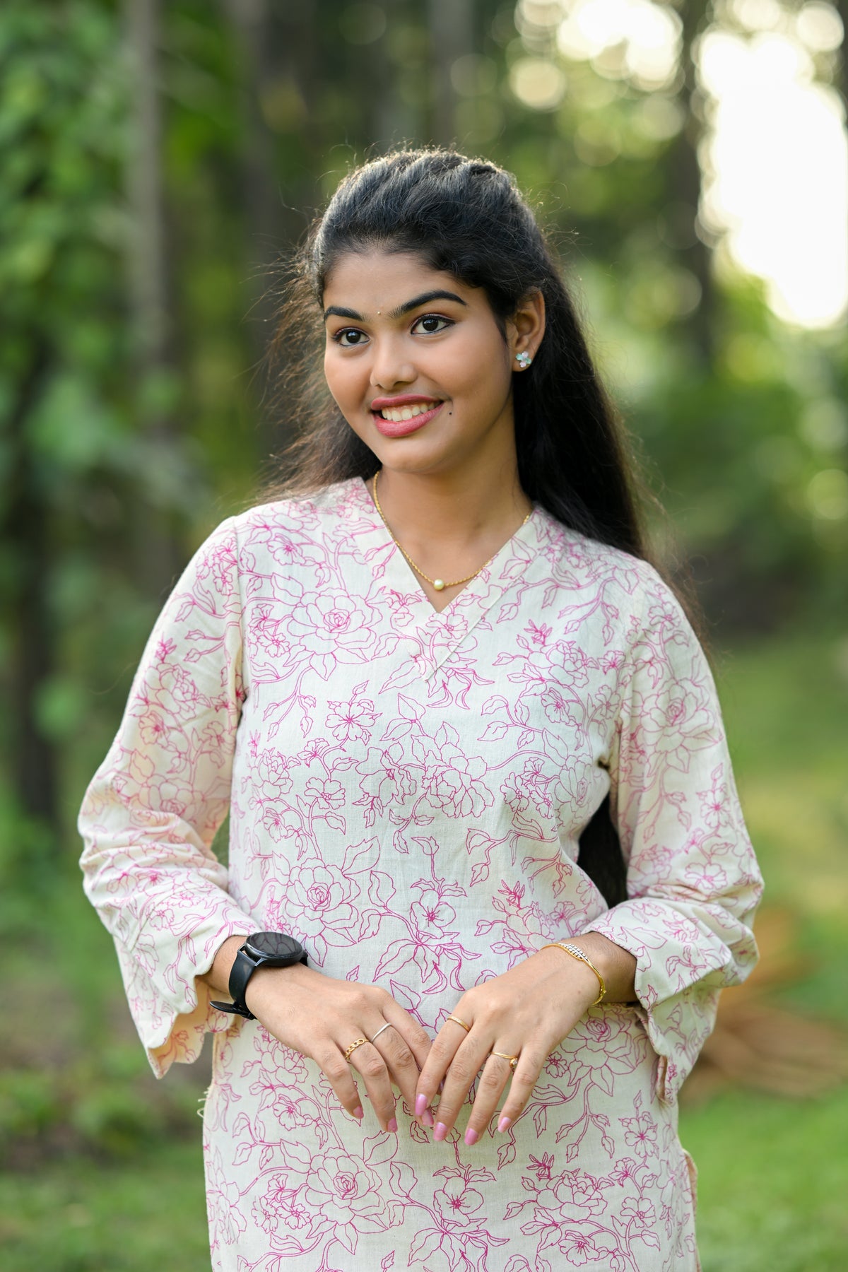 Jessica - Cotton Kurti with Pant Kurta Set for Women