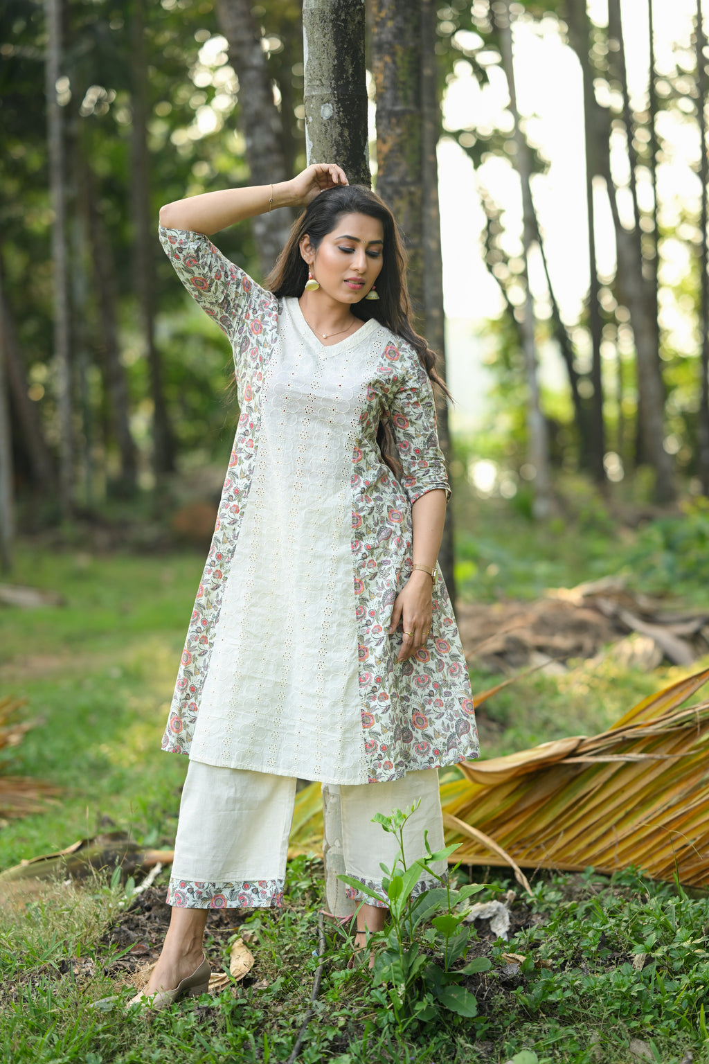 Siya - Cotton Kurti with Pant Kurta Set for Women