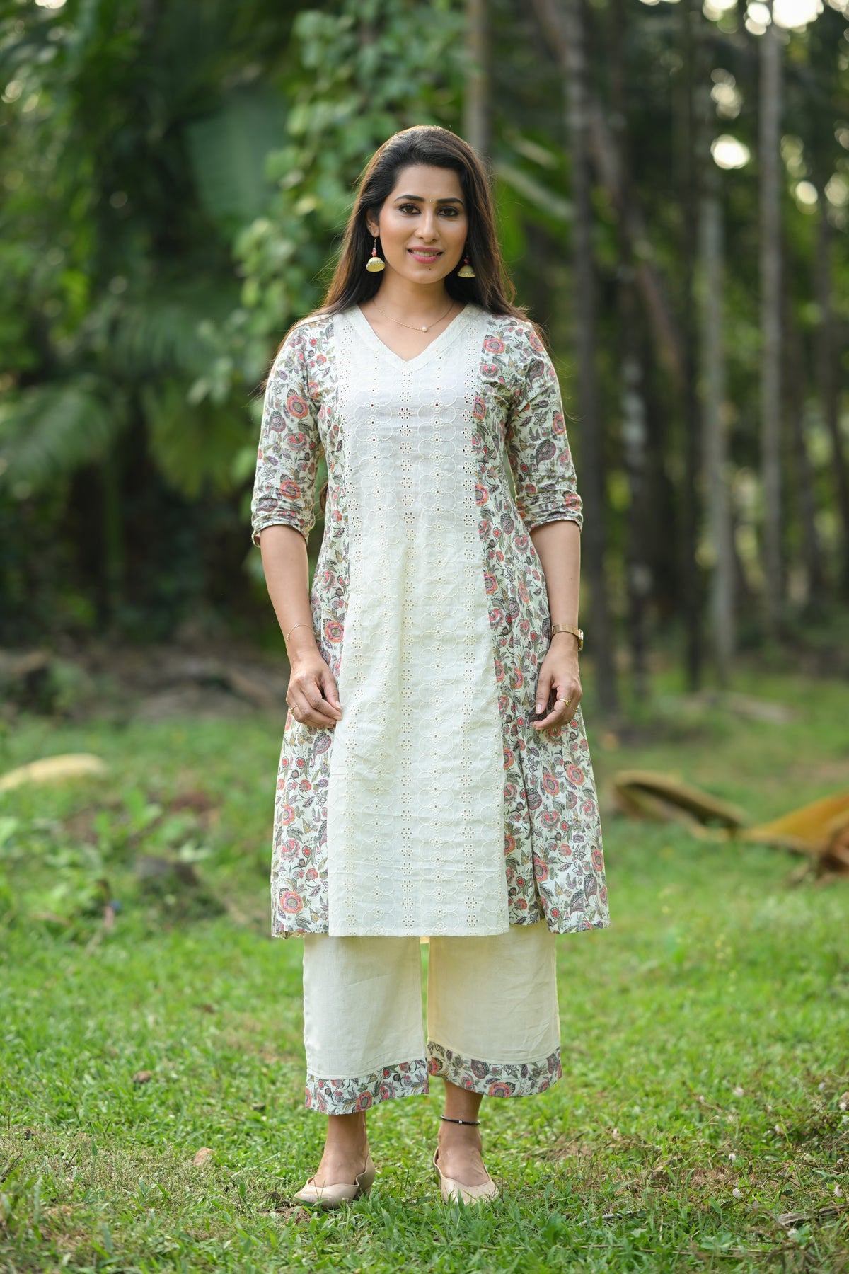Siya - Cotton Kurti with Pant Kurta Set for Women