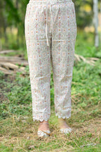 Sang - Cotton Kurti with Pant Kurta Set for Women
