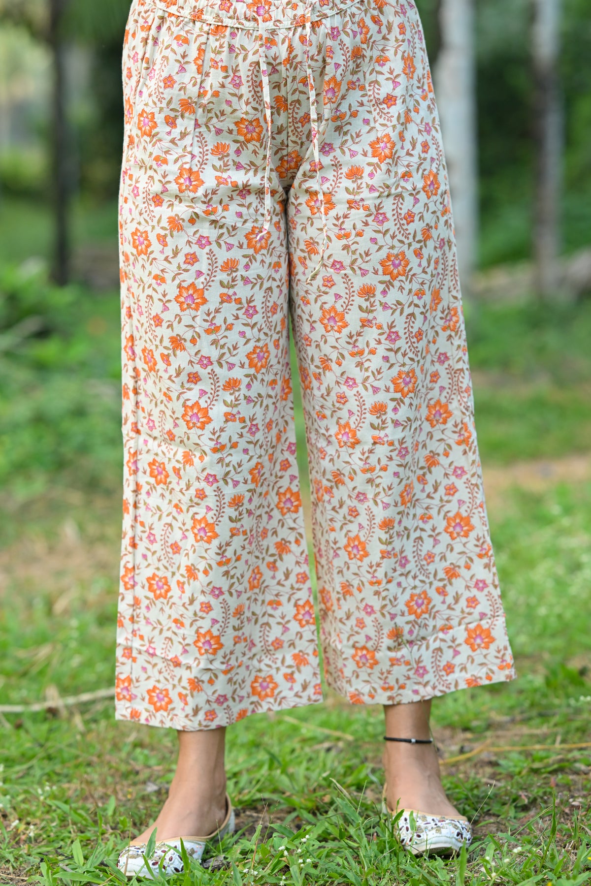 Reeth - Cotton Kurti with Pant Kurta Set for Women