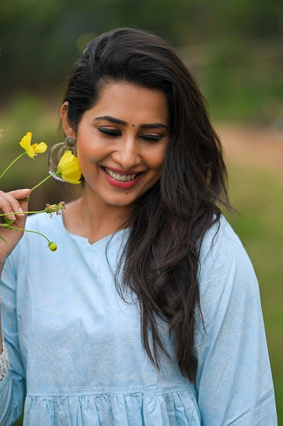 Vyakta - Cotton Kurti with Pant Kurta Set for Women