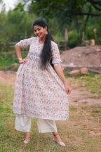 Nova - Cotton Kurti with Pant Kurta Set for Women