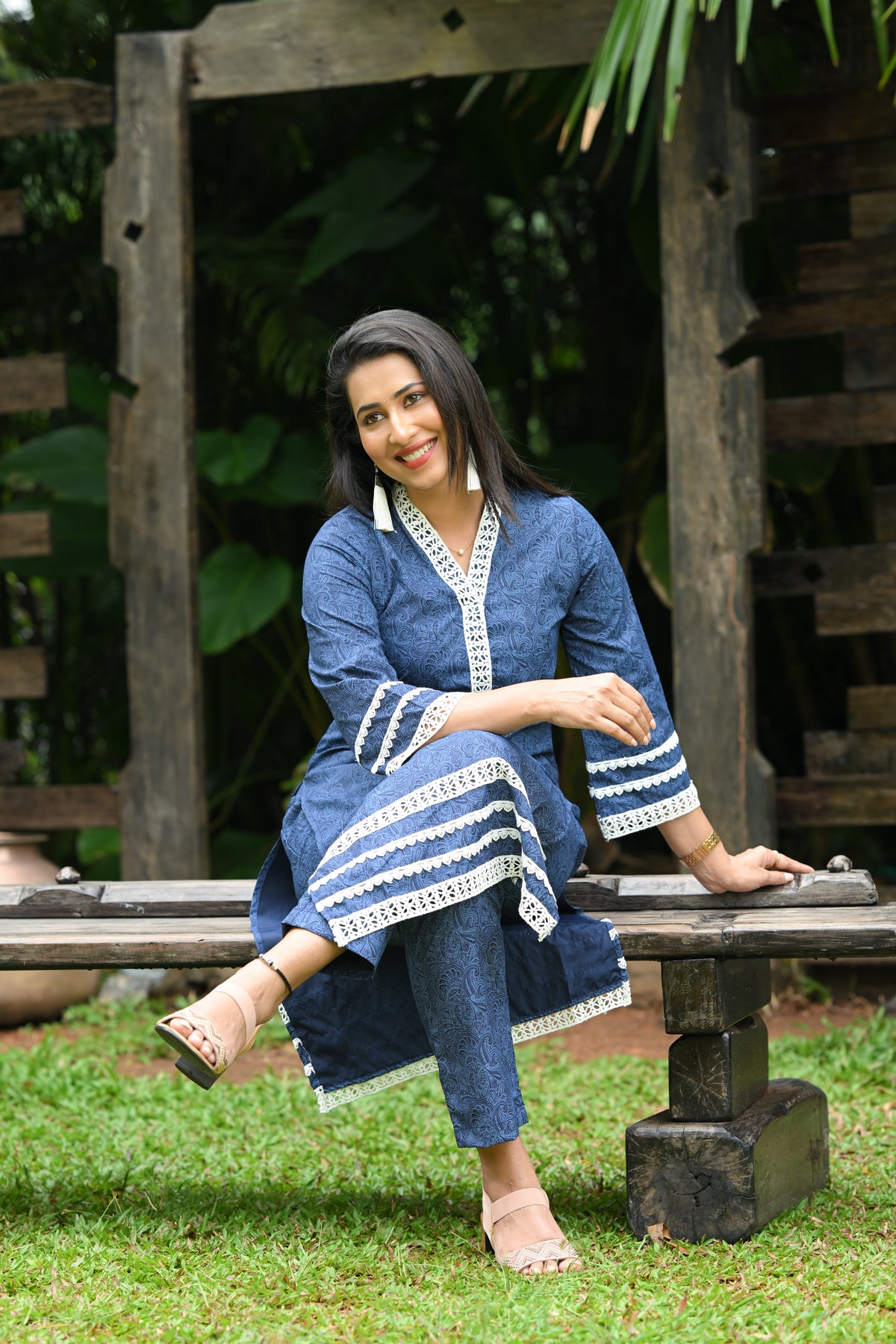 Sofie - Cotton Kurti with Pant Kurta Set for Women