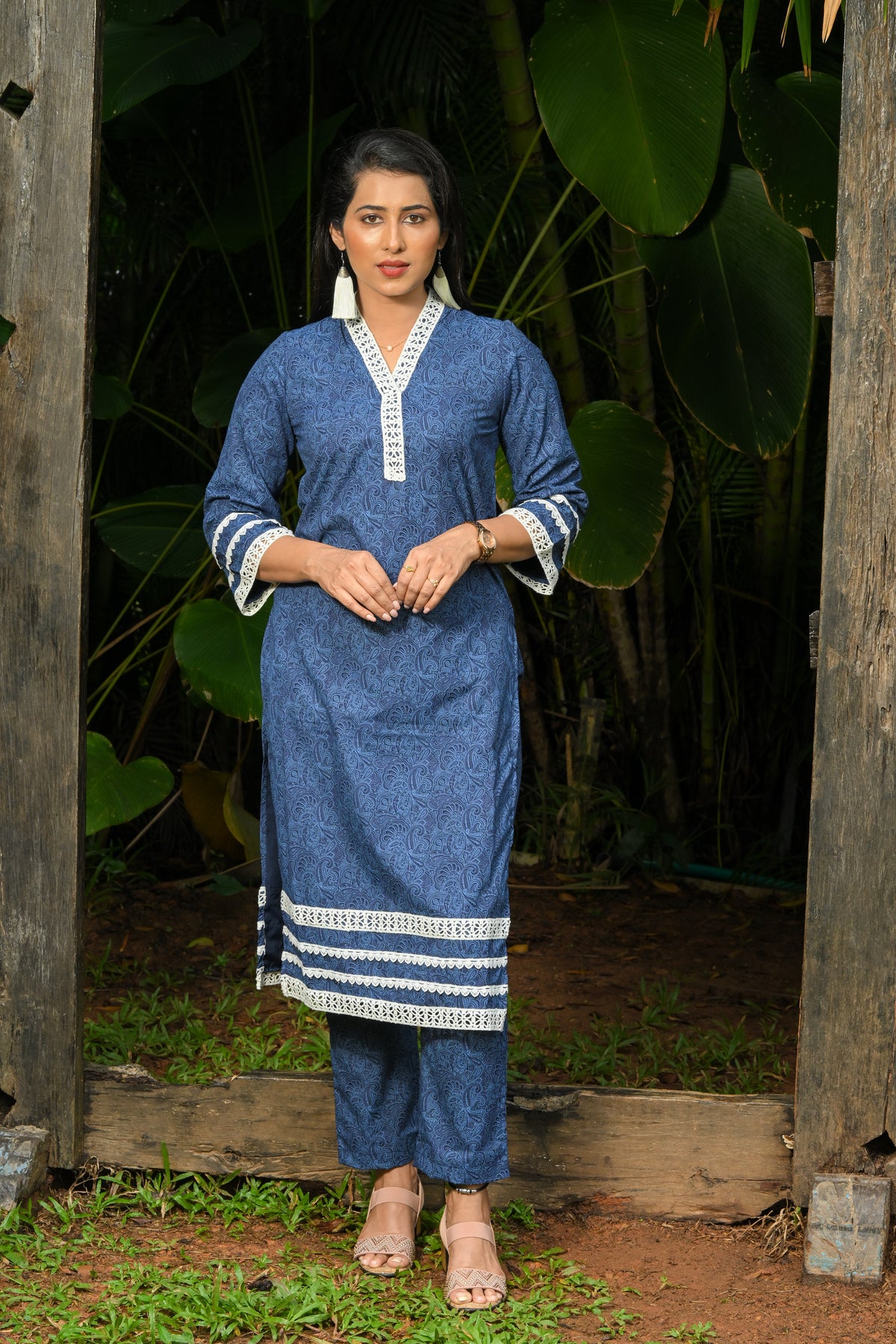 Sofie - Cotton Kurti with Pant Kurta Set for Women