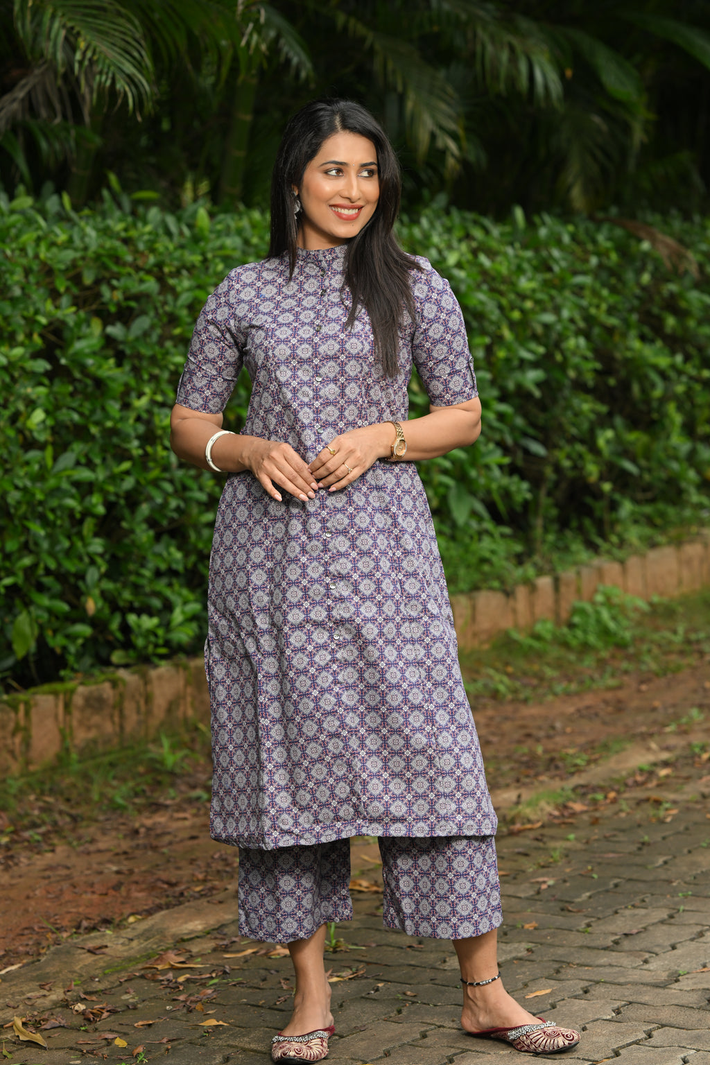 Mahati - Cotton Kurti with Pant Kurta Set for Women