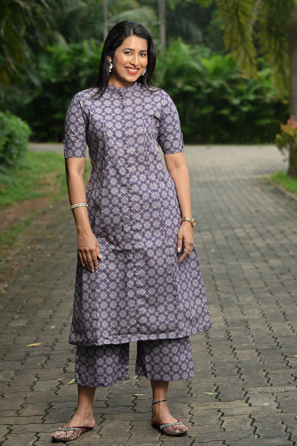 Mahati - Cotton Kurti with Pant Kurta Set for Women