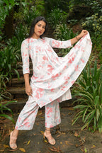 Mia - Cotton Kurti with Pant Kurta Set for Women