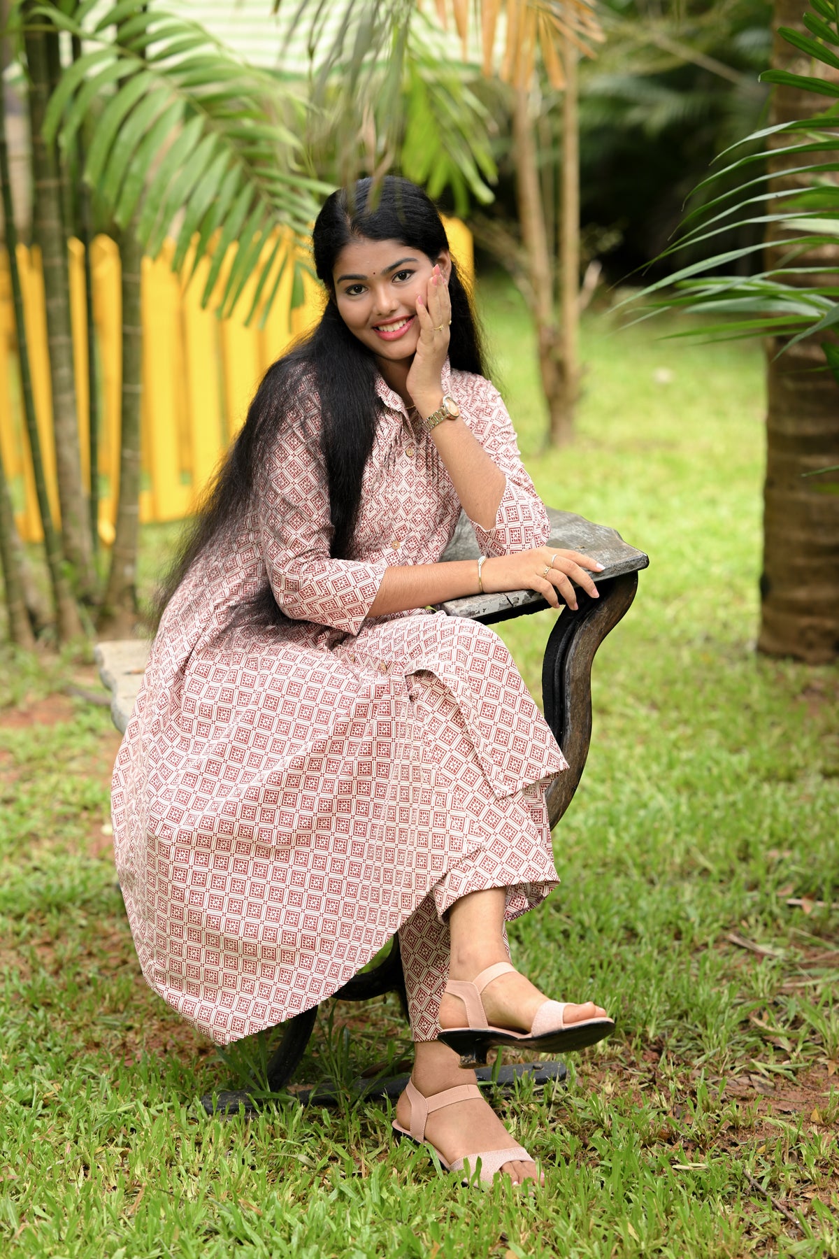 Amogh - Cotton Kurti with Pant Kurta Set for Women