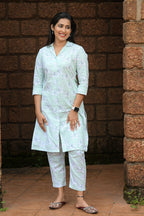 Anvi - Cotton Kurti with Pant Kurta Set for Women