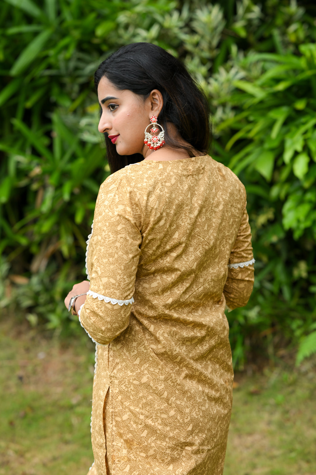 Aarna - Cotton Kurti with Pant Kurta Set for Women
